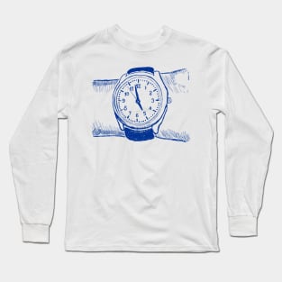 Watch hand drawing Long Sleeve T-Shirt